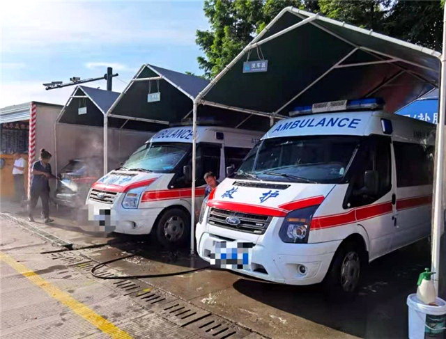 今日更新 广东广州市增城区救护车出租：广州救护转运车 救护车电话是多少? 病人转运救护车费用
